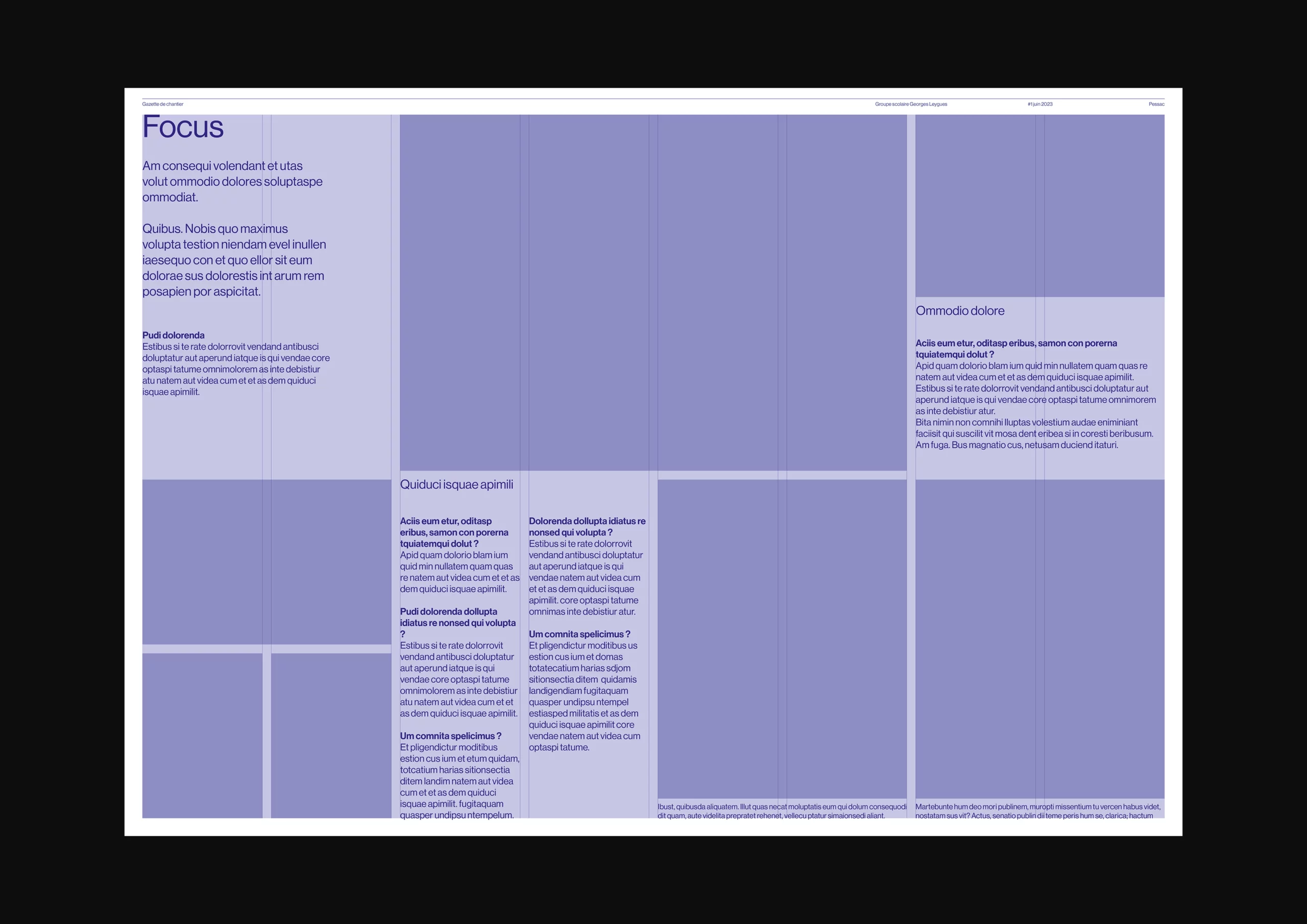 Gazette de chantier