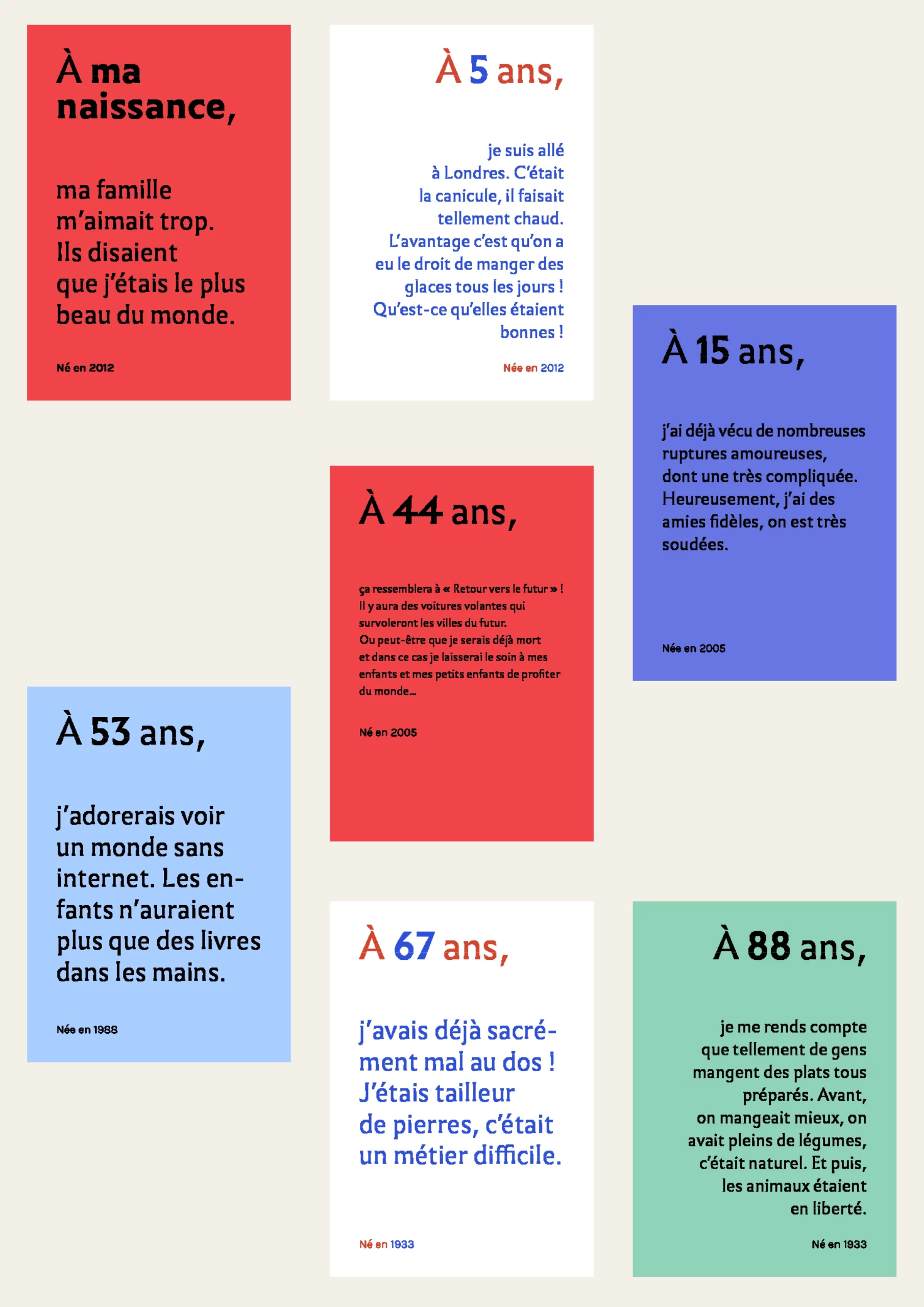 Histoires de générations