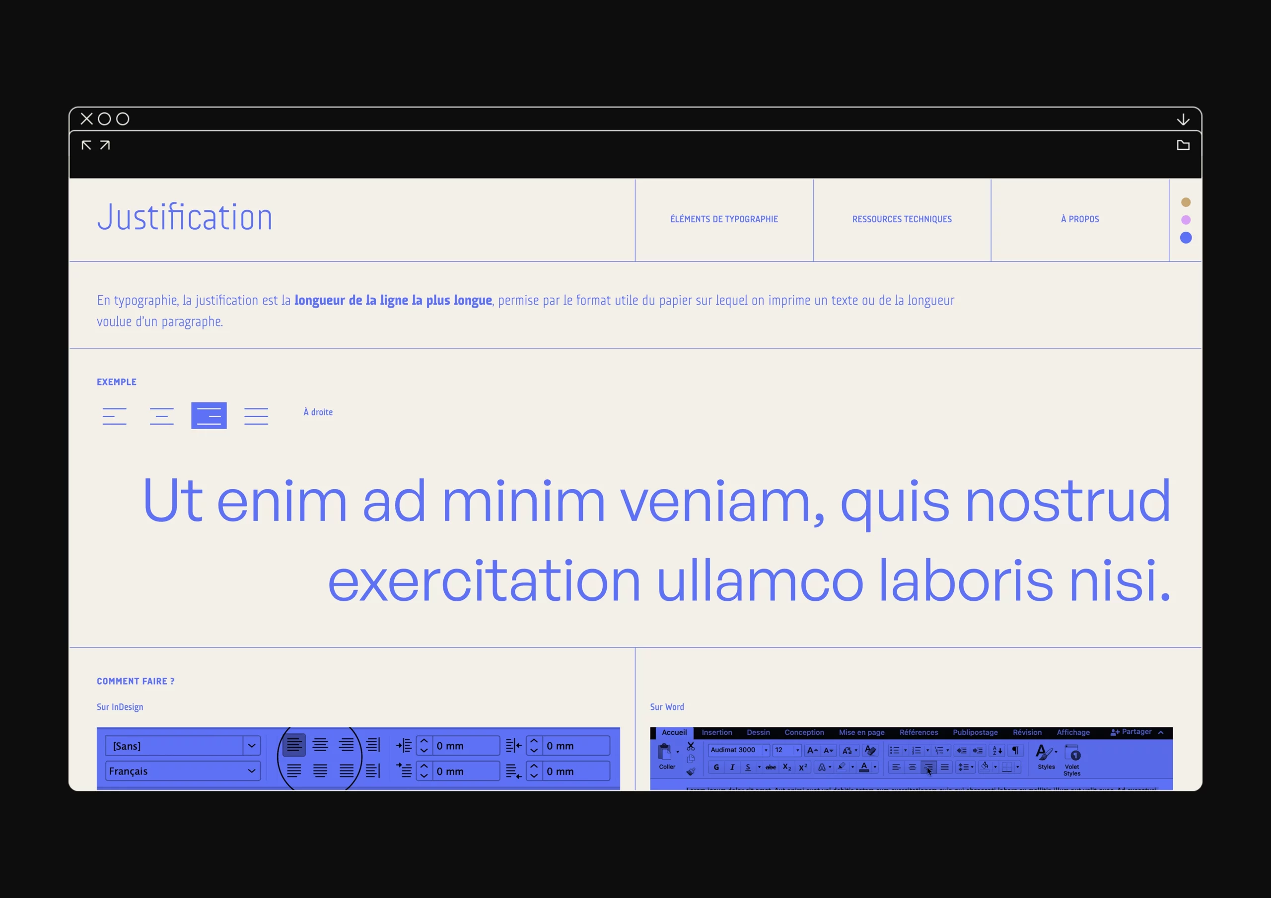 Pratiques typographiques